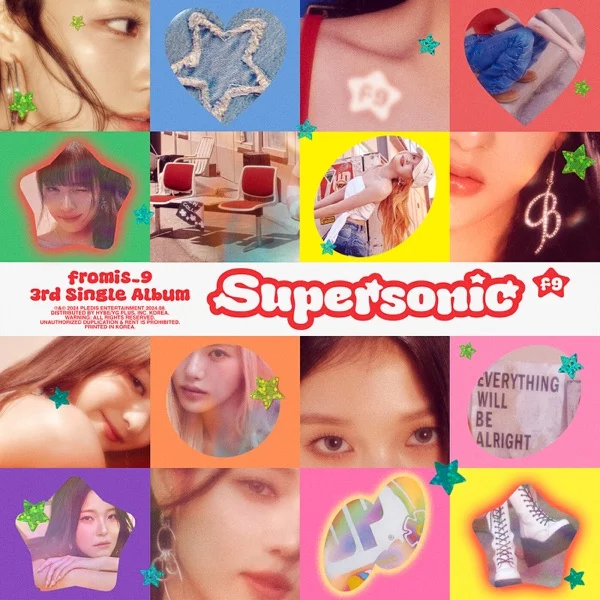 Обложка альбома fromis_9 - Supersonic (2024)