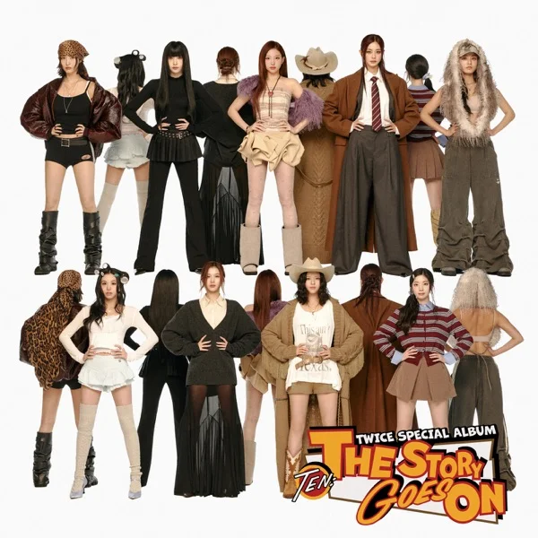 Обложка альбома TWICE - TEN: The Story Goes On (2025)